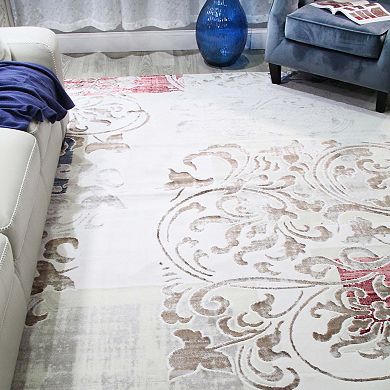 Superior Storyville Scroll Transitional Indoor Area Rug