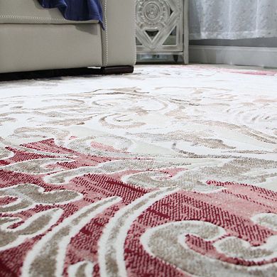 Superior Storyville Scroll Transitional Indoor Area Rug