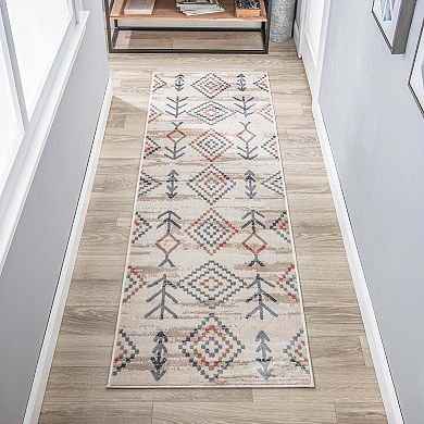 Superior Garred Contemporary Southwestern Geometric Indoor Area Rug