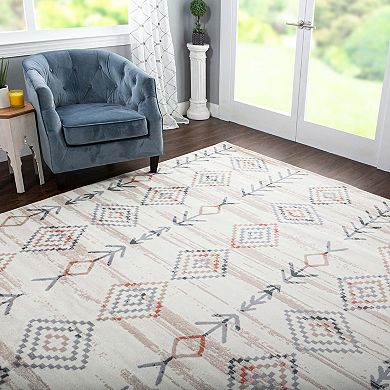 Superior Garred Contemporary Southwestern Geometric Indoor Area Rug