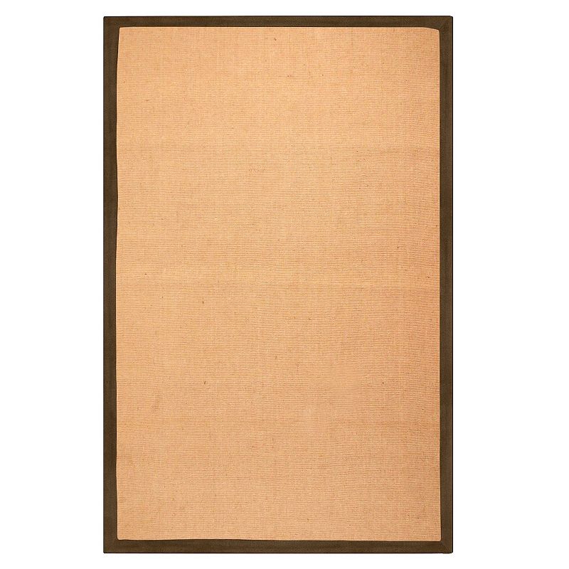Superior Natural Classic Jute Indoor Area Rug, Brown, 6X9 Ft
