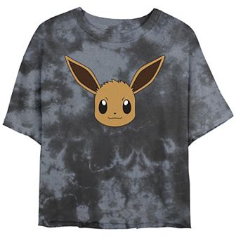 Juniors' Pokémon Eevee Face Graphic Tee