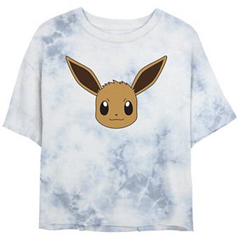Juniors' Pokémon Eevee Face Graphic Tee