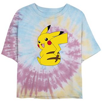 Juniors' Pokémon Cute Smiling Pikachu Graphic Tee