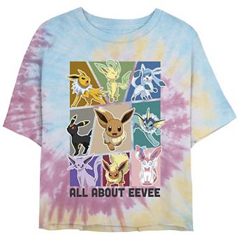 Juniors' Pokémon All About Eevee Evolutions Graphic Tee
