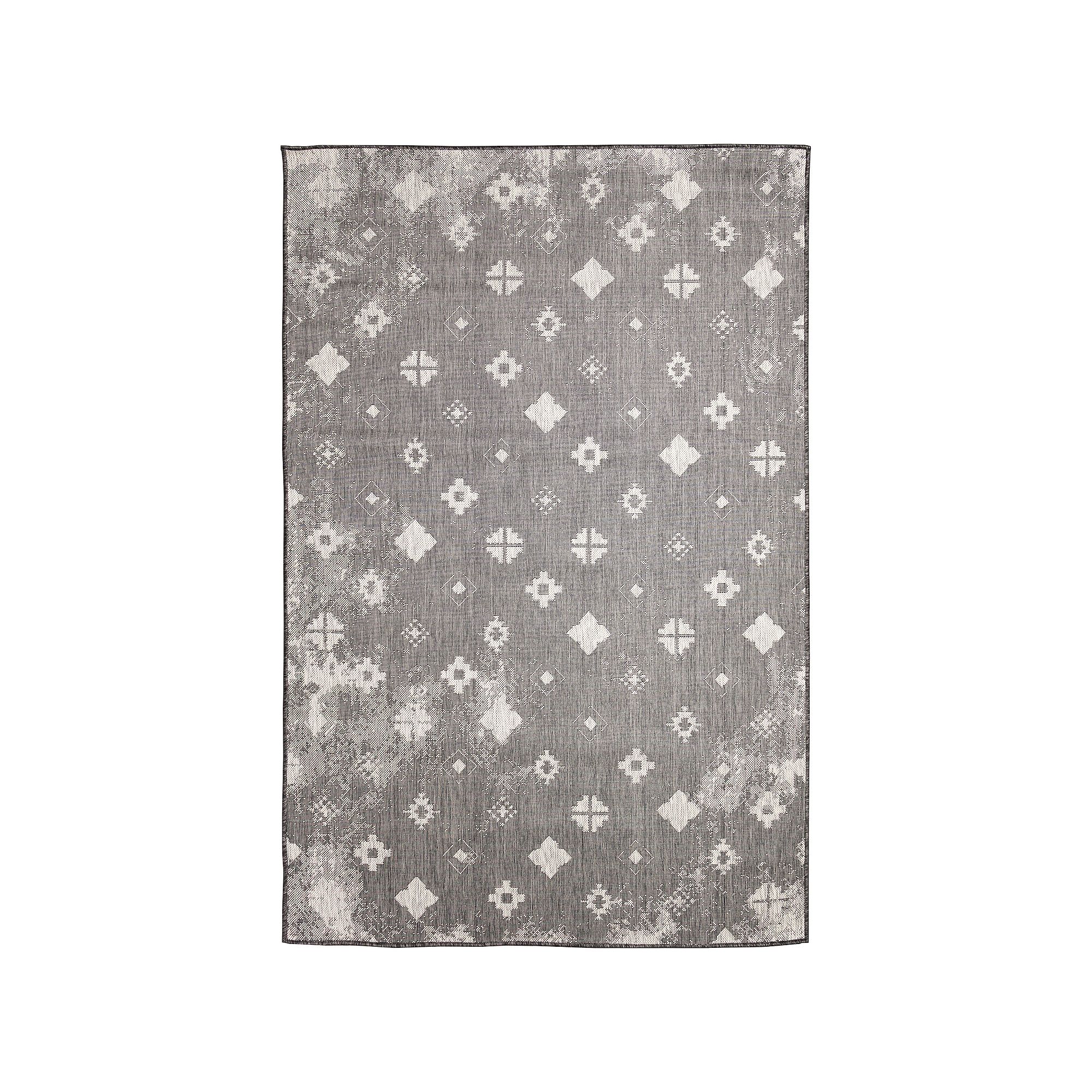 Liora Manne Carmel Porto Indoor/Outdoor Rug, Black