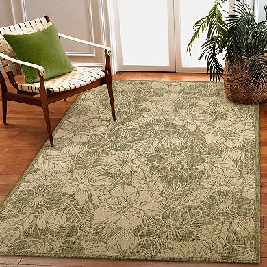 Liora Manne Carmel Botanical Indoor/Outdoor Rug