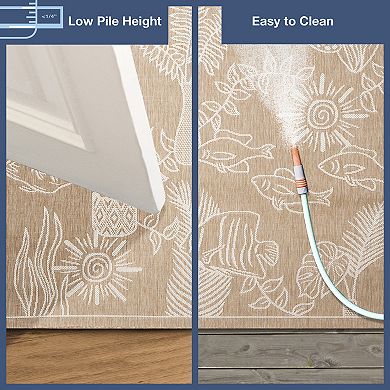 Liora Manne Carmel Collage Indoor/Outdoor Rug