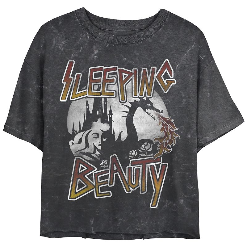 Disney's Princesses Juniors' Sleeping Beauty And Dragon Maleficent Tee, Girl's, 