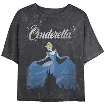 Disney's Cinderella Juniors' Vintage Castle Silhouette Tee
