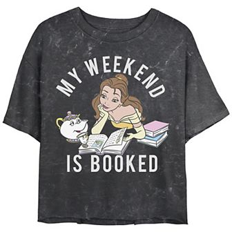 Disney's Beauty And The Beast Juniors' Belle My Weekend Is Booked Tee