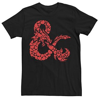 Big & Tall Dungeons & Dragons Heart Fill Tee