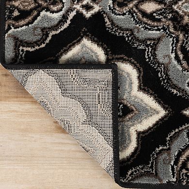 SUPERIOR Crawford Modern Medallion Indoor Area Rug