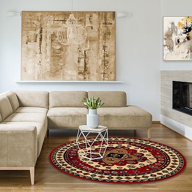 SUPERIOR Aztec Geometric Indoor Area Rug