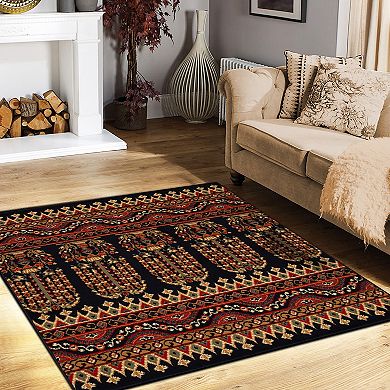 SUPERIOR Adena Abstract Floral Indoor Area Rug