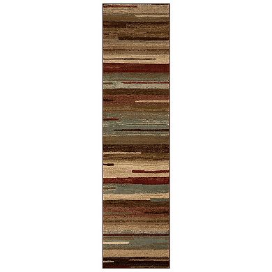 SUPERIOR Contemporary Stripes Abstract Lines Power-Looomed Indoor Area Rug or Runner