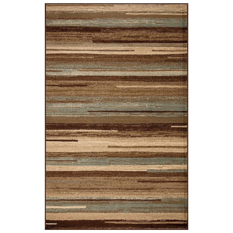 Superior Fulgor Abstract Lines Indoor Runner Rug  Taupe  2  7  x 8