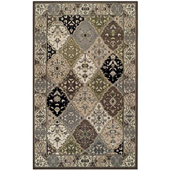 SUPERIOR Paloma Contemporary Damask Indoor Area Rug