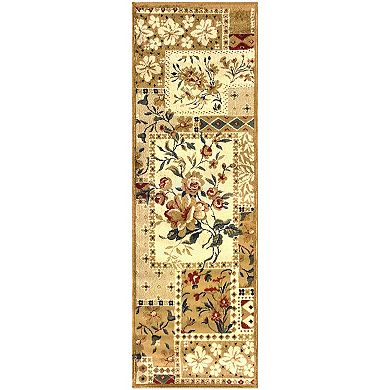 SUPERIOR Flower Patch Rustic Indoor Area Rug