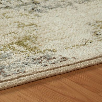 SUPERIOR Arabella Distressed Diamonds Indoor Area Rug