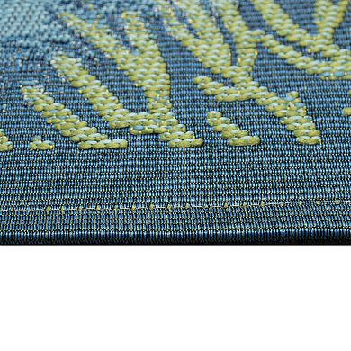 Liora Manne Esencia Coral Garden Indoor/Outdoor Mat