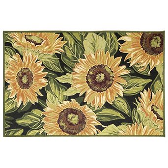 Liora Manne Esencia Sunflowers Indoor/Outdoor Mat