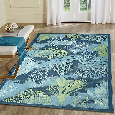 Liora Manne Marina Coral Garden Indoor/Outdoor Rug