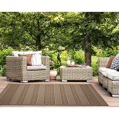 Liora Manne Monterey Striped Indoor/Outdoor Rug