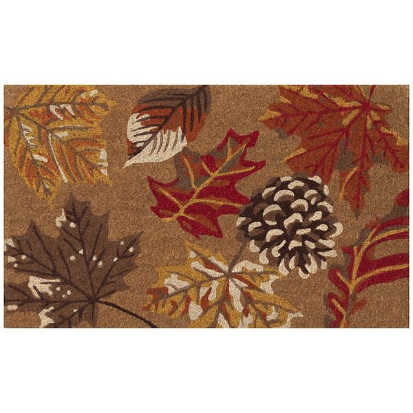 Liora Manne Natura Falling Leaves Outdoor Mat