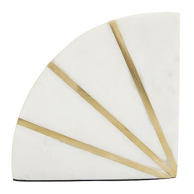 CosmoLiving by Cosmopolitan Marble Bookend 2-piece Set