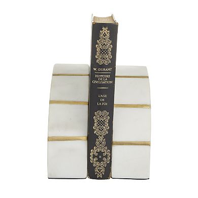 CosmoLiving by Cosmopolitan Marble Bookend 2-piece Set