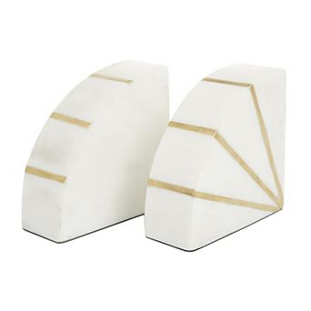 CosmoLiving by Cosmopolitan Marble Bookend 2 pc Set