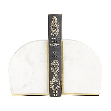 CosmoLiving by Cosmopolitan Marble Bookends 2-piece Set