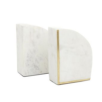 CosmoLiving by Cosmopolitan Marble Bookends 2 pc Set