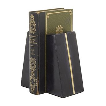 CosmoLiving by Cosmopolitan Tall Marble Bookend 2 pc Set