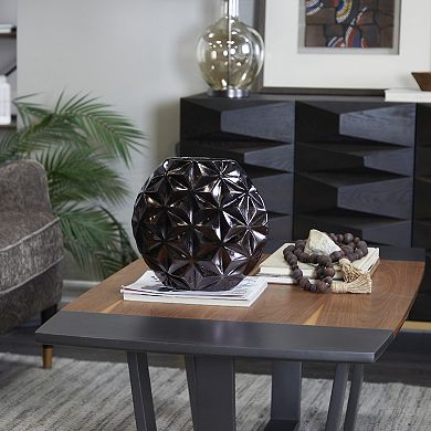 CosmoLiving by Cosmopolitan Faceted Decorative Vase Table Decor