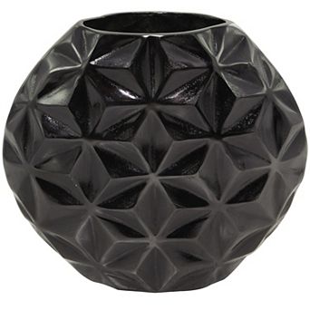 CosmoLiving by Cosmopolitan Faceted Decorative Vase Table Decor