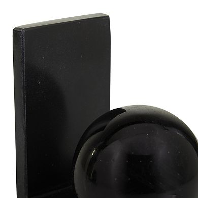CosmoLiving by Cosmopolitan Marble Orb Bookend Table Decor 2-piece Set