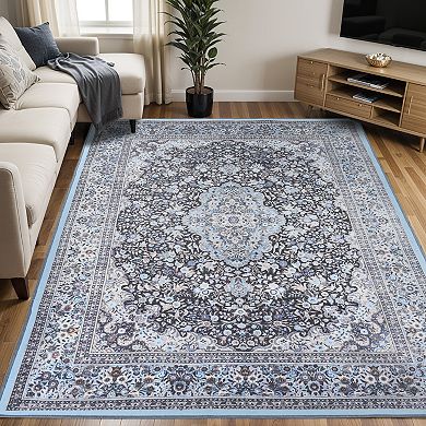 SUPERIOR Fiore Modern Floral Indoor Area Rug