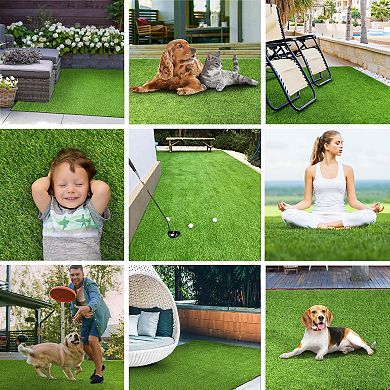 SUPERIOR Indoor/ Outdoor Artificial Grass Area Rug