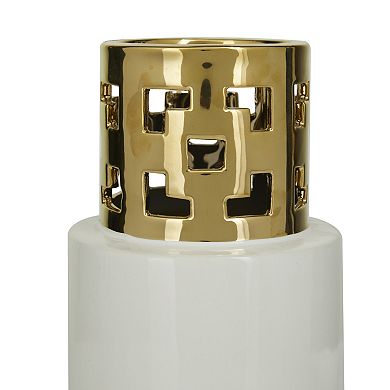 CosmoLiving by Cosmopolitan Metallic Decorative Vase Table Decor