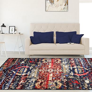 SUPERIOR Oswell Medallion Indoor Area Rug