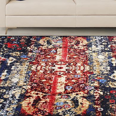 SUPERIOR Oswell Medallion Indoor Area Rug