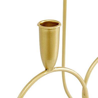 CosmoLiving by Cosmopolitan Circle Candelabra Table Decor