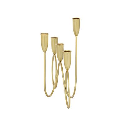 CosmoLiving by Cosmopolitan Circle Candelabra Table Decor