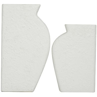CosmoLiving by Cosmopolitan Textured Decorative Vase Table Decor 2-piece Set