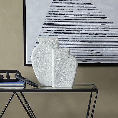 CosmoLiving by Cosmopolitan Textured Decorative Vase Table Decor 2-piece Set