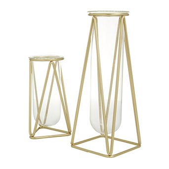 Stella & Eve Test Tube Decorative Vase Table Decor 2 pc Set