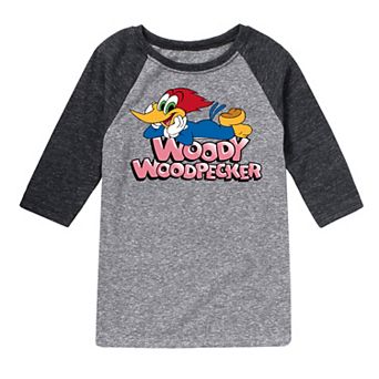 Boys 8-20 Woody Woodpecker Graphic Raglan Tee