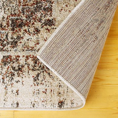 SUPERIOR Ombre Distressed Indoor Area Rug
